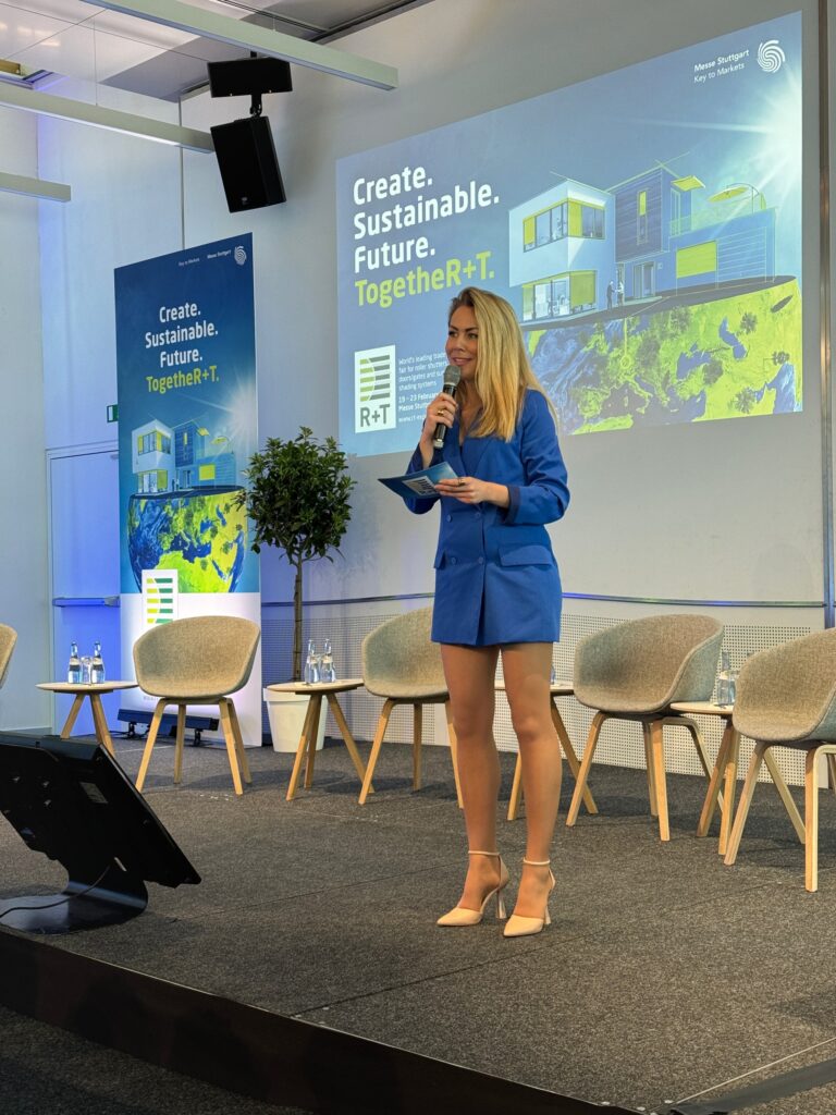 Dr. Ines Marbach moderiert auf der R+T 2024 in Stuttgart